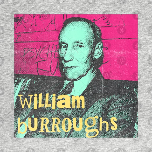 william burroughs pop art by psninetynine